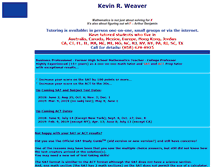 Tablet Screenshot of kevinrweaver.com